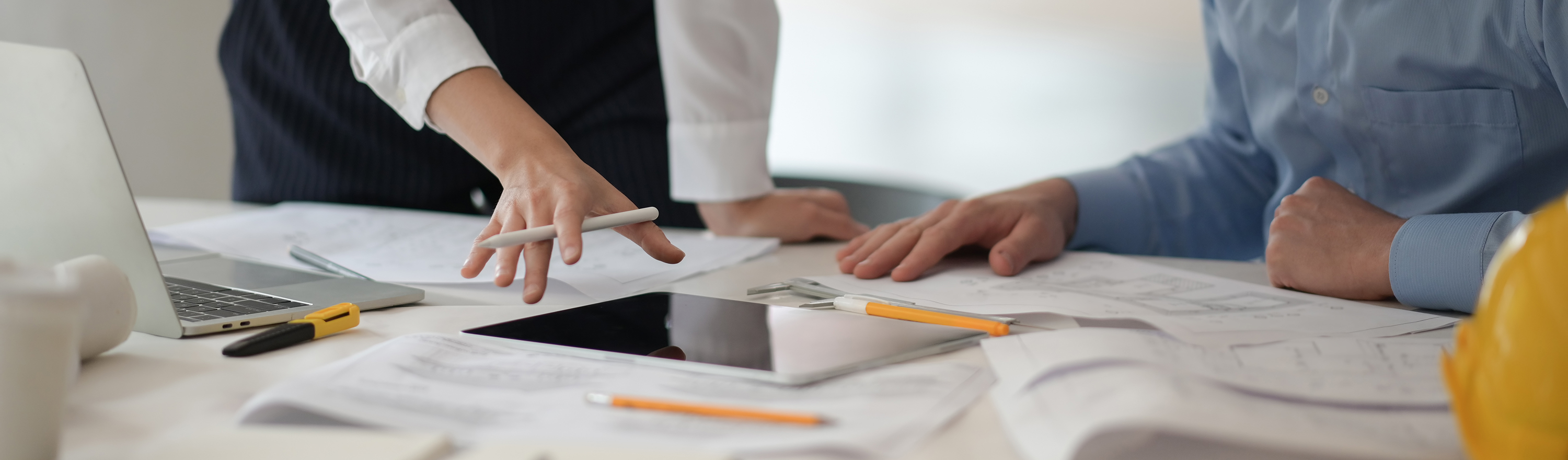 Micro-credentials blog divider Paperwork on a desk