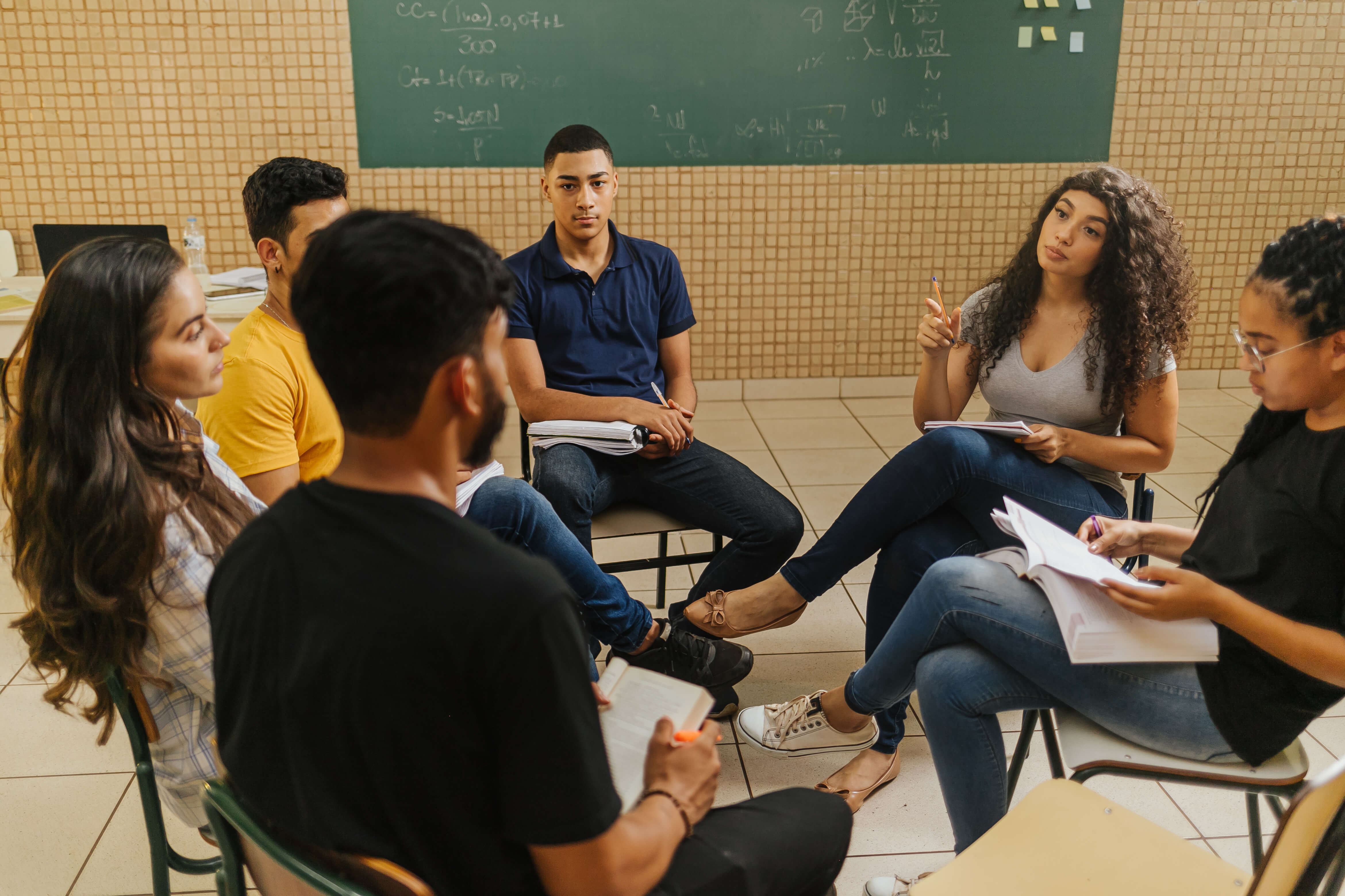 Students in discussion Students in discussion